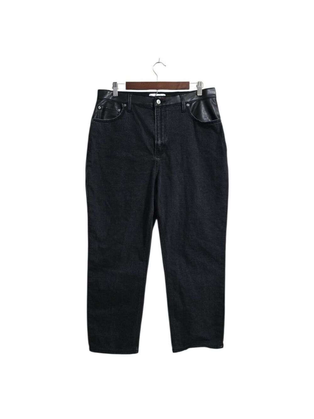 Abercrombie & Fitch The Ankle Straight Ultra High Rise Cropped Jeans Sz 16S